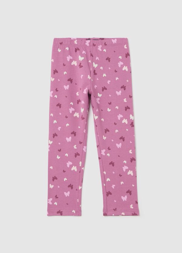 Ovs Leggings a tre quarti in cotone stretch