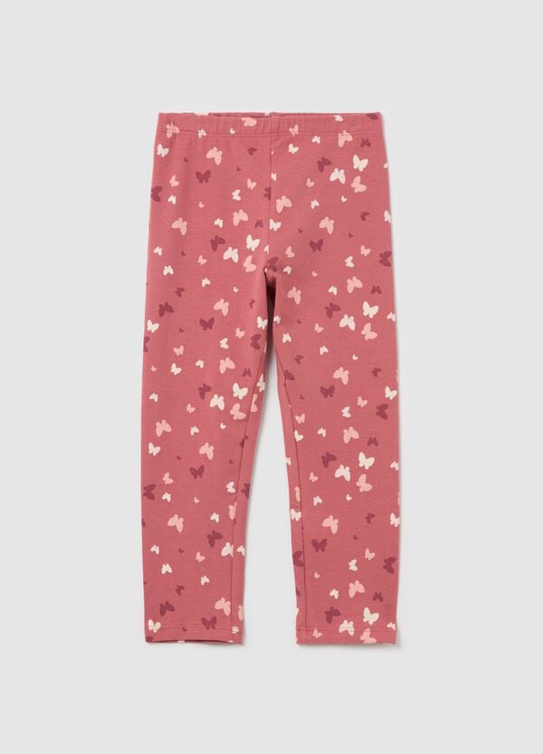 Ovs Leggings a tre quarti in cotone stretch