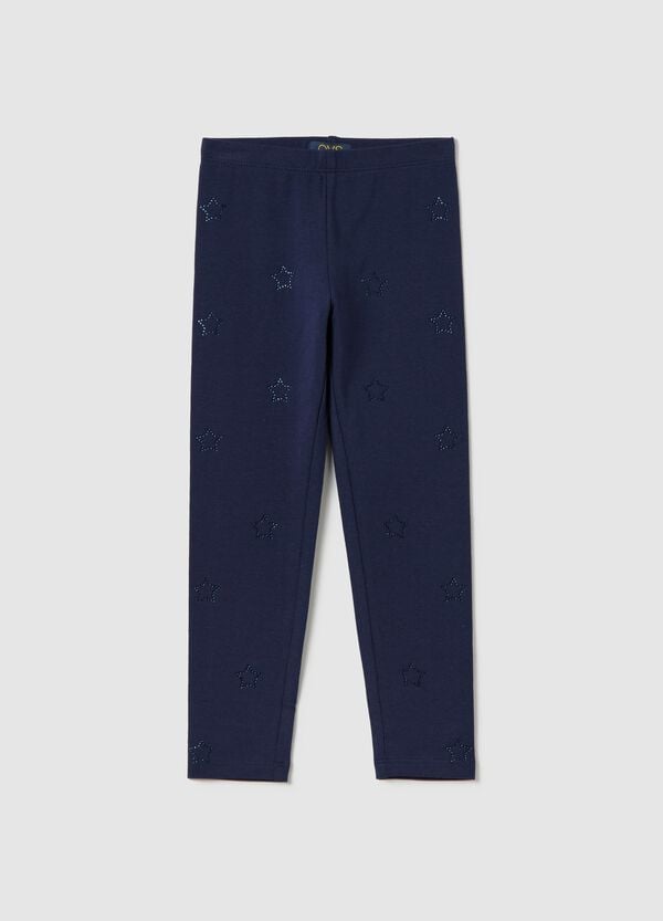 Ovs Leggings con applicazione stelle di strass