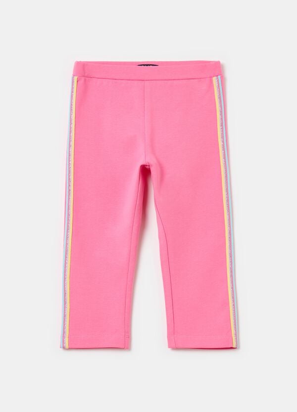 Ovs Leggings con bande laterali a righe