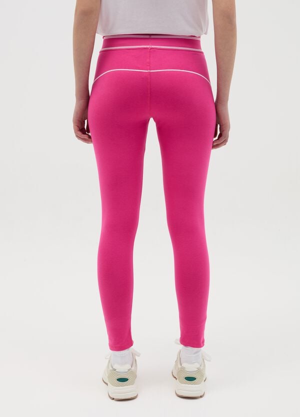 Ovs Leggings Con Dettagli A Contrasto