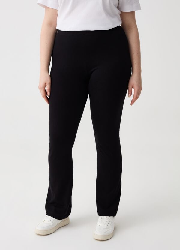 Ovs Leggings Essential Bootcut Fit Curvy