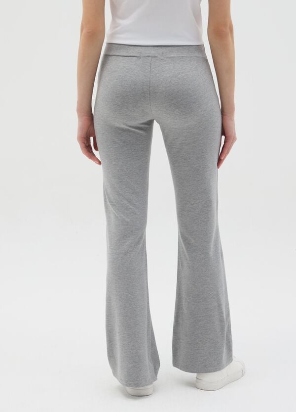 Ovs Leggings Essential Flare Fit In Cotone Stretch