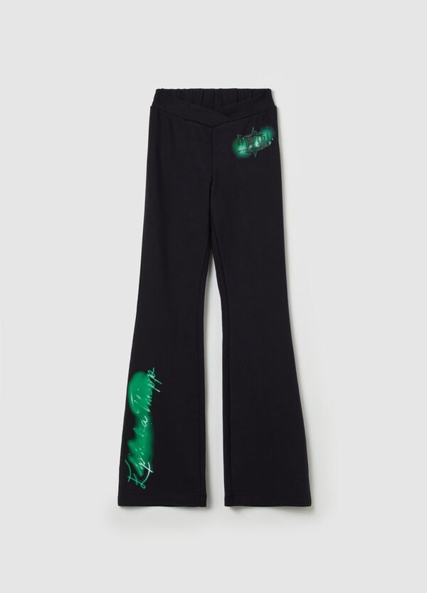 Ovs Leggings Flare Fit Con Stampa Wicked