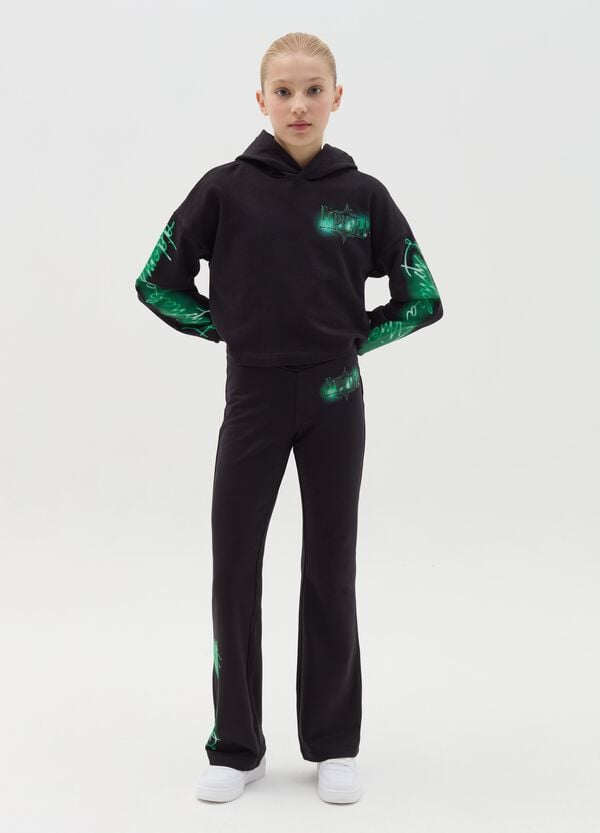 Ovs Leggings flare fit con stampa Wicked