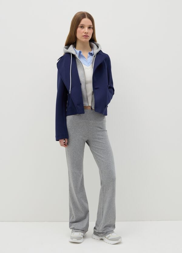 Ovs Leggings flare fit in cotone stretch