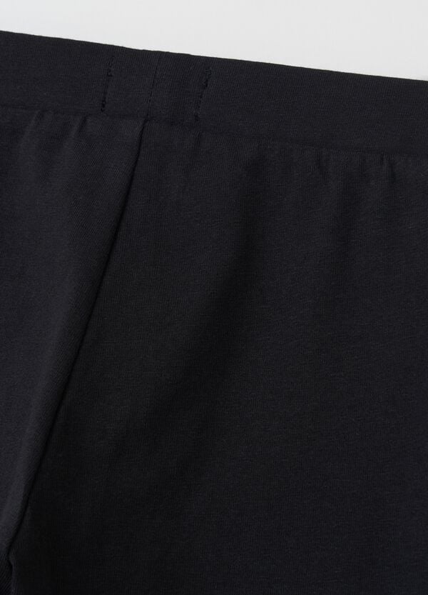 Ovs Leggings Flare Fit In Cotone Stretch