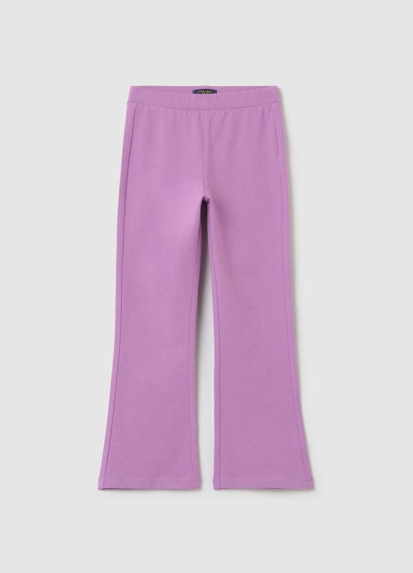 Ovs Leggings flare fit in cotone stretch