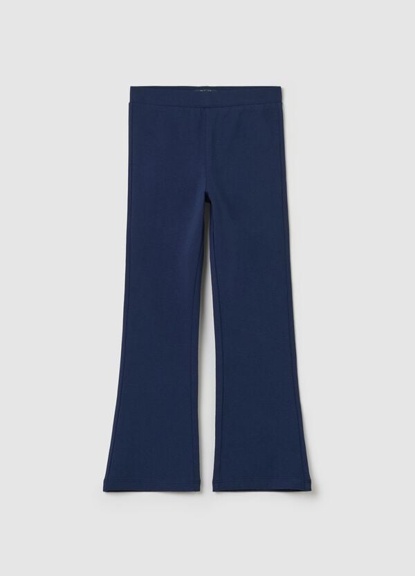 Ovs Leggings flare fit in cotone stretch