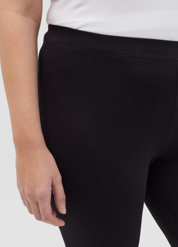 Ovs Leggings Flare Fit Stretch Curvy