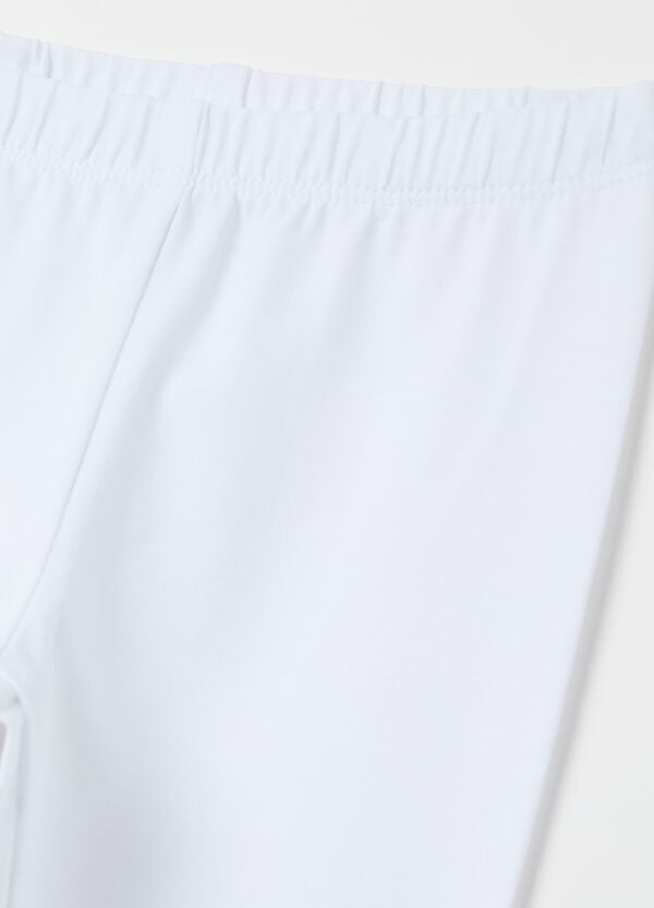 Ovs Leggings In Cotone Stretch Con Fiocchetti