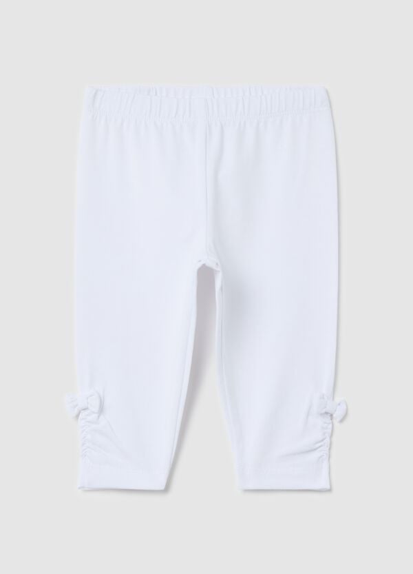 Ovs Leggings in cotone stretch con fiocchetti