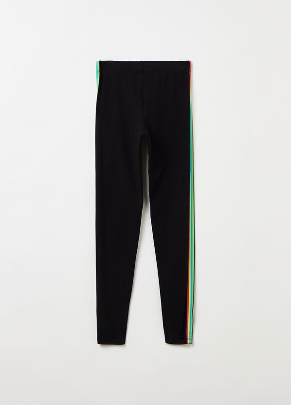 Ovs Leggings In Cotone Stretch Con Stampa