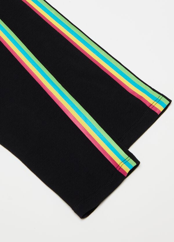 Ovs Leggings In Cotone Stretch Con Stampa