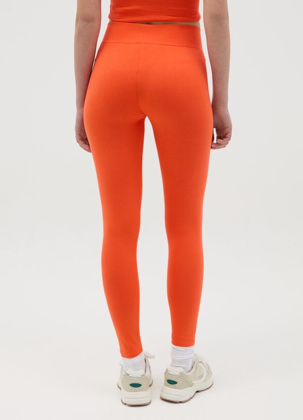 Ovs Leggings In Cotone Stretch Con Stampa