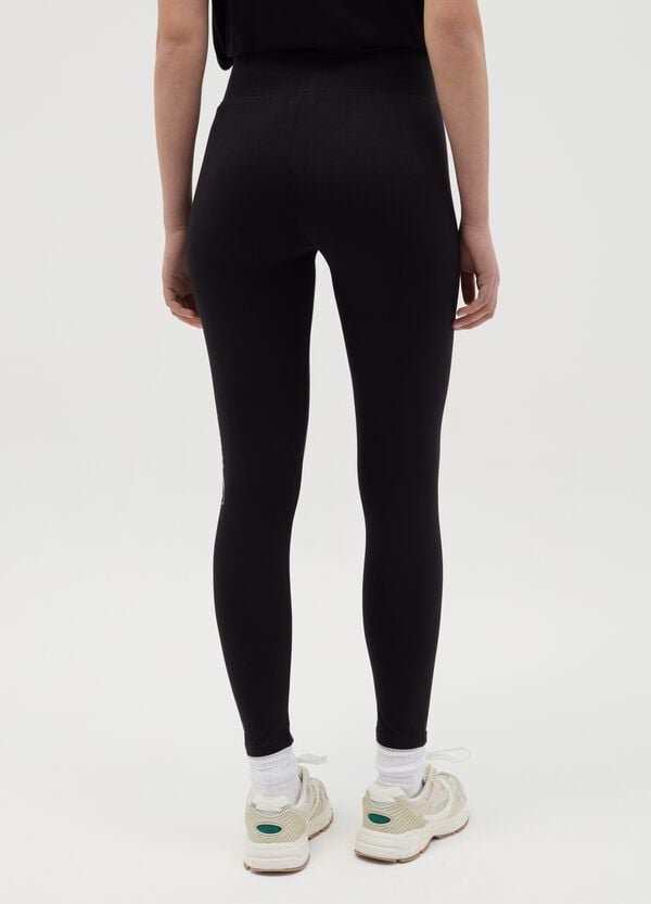 Ovs Leggings In Cotone Stretch Con Stampa