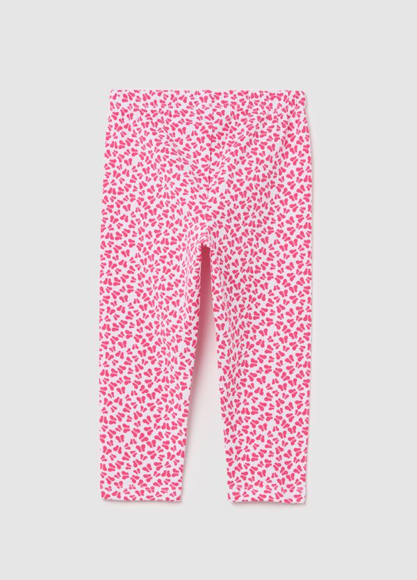 Ovs Leggings In Cotone Stretch Con Stampa