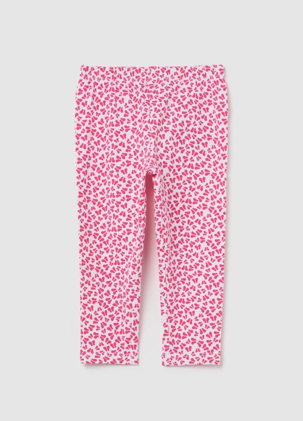 Ovs Leggings in cotone stretch con stampa