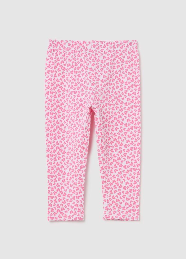 Ovs Leggings in cotone stretch con stampa