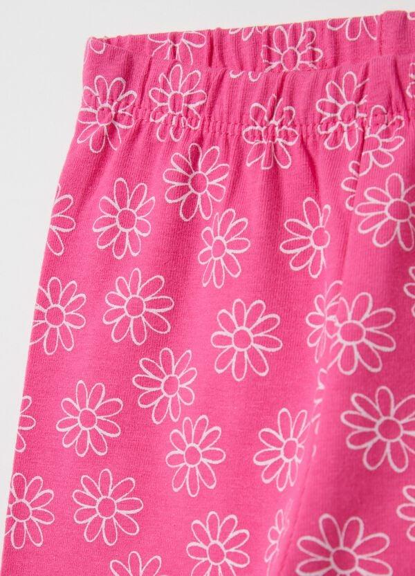 Ovs Leggings In Cotone Stretch Con Stampa