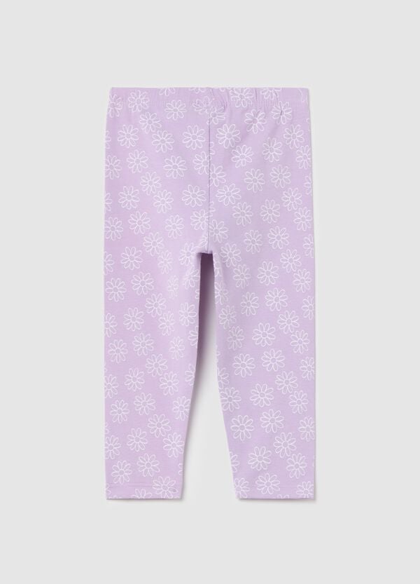 Ovs Leggings In Cotone Stretch Con Stampa