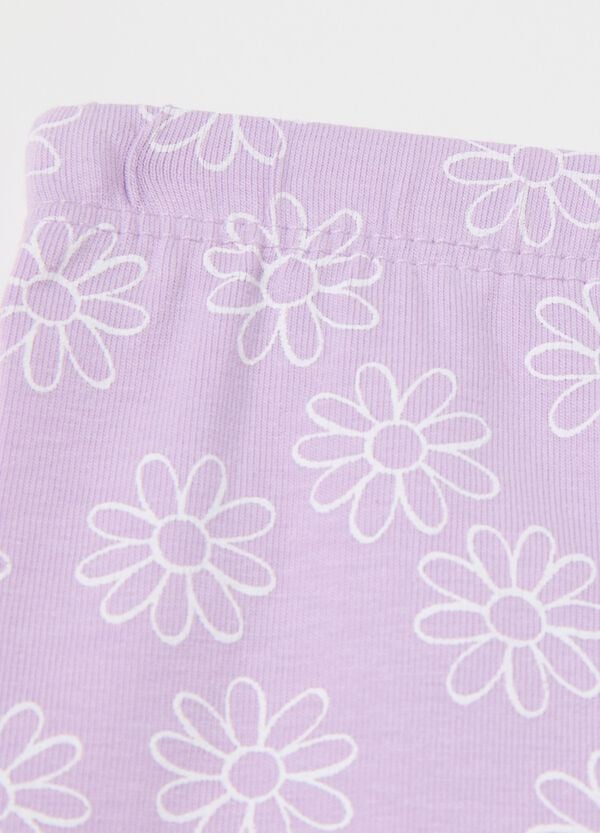 Ovs Leggings In Cotone Stretch Con Stampa