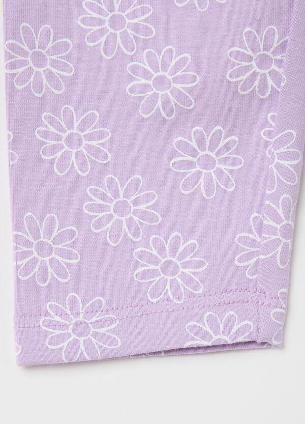 Ovs Leggings In Cotone Stretch Con Stampa