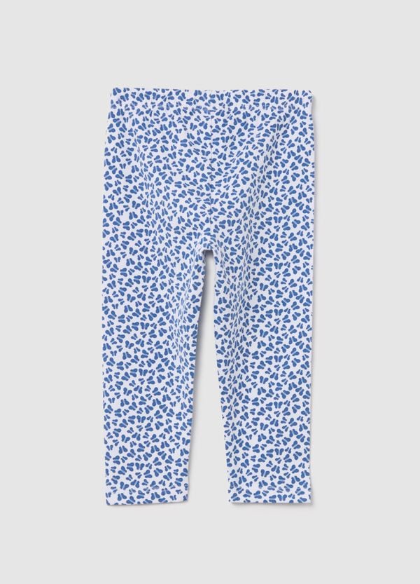 Ovs Leggings In Cotone Stretch Con Stampa