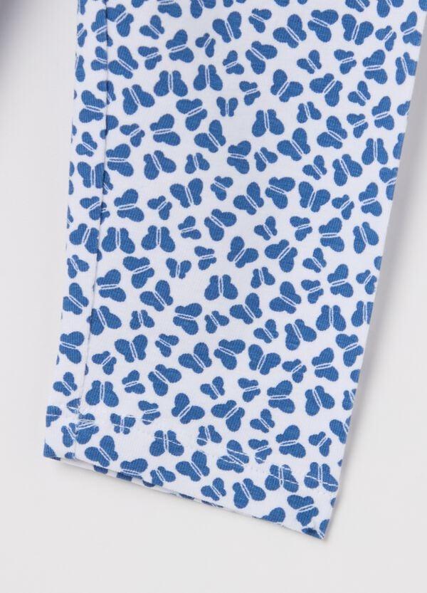 Ovs Leggings In Cotone Stretch Con Stampa