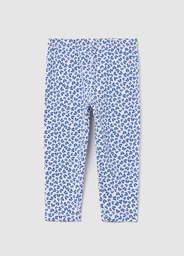 Ovs Leggings in cotone stretch con stampa