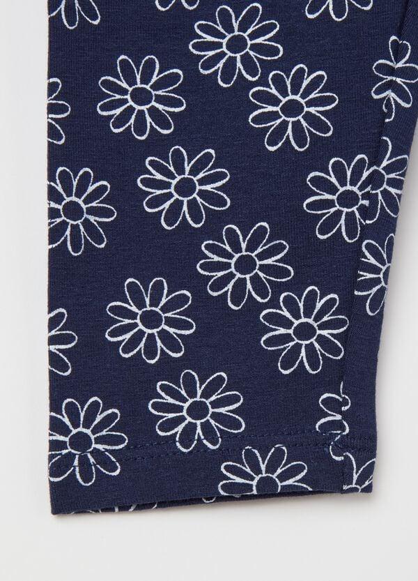 Ovs Leggings In Cotone Stretch Con Stampa