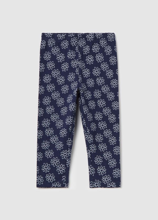 Ovs Leggings in cotone stretch con stampa