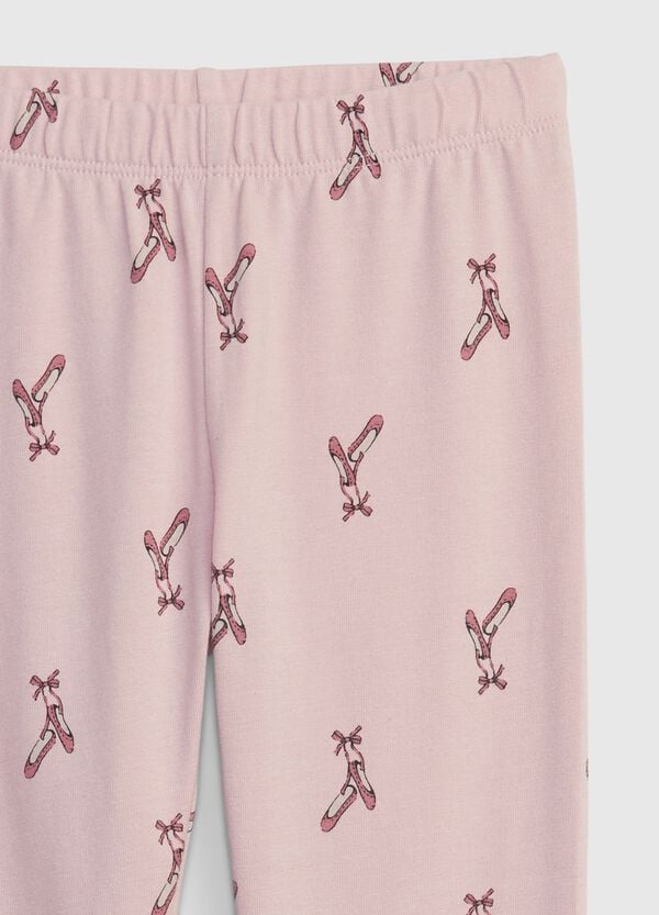 Ovs Leggings In Cotone Stretch Con Stampa