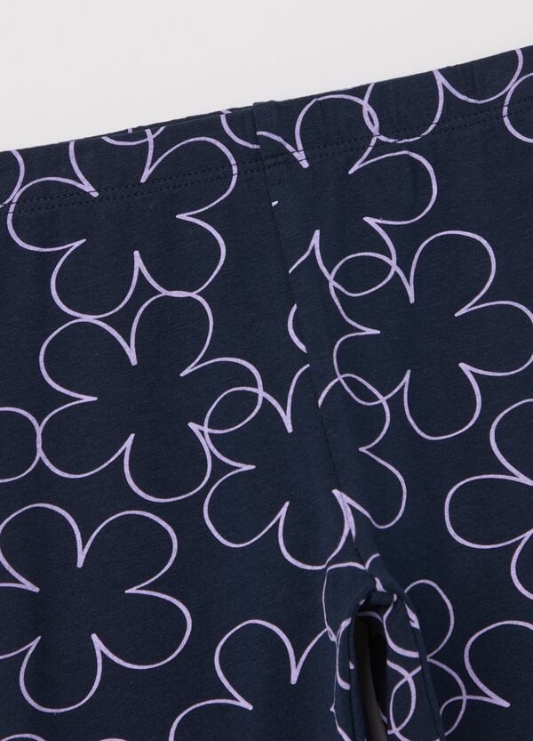 Ovs Leggings In Cotone Stretch Con Stampa