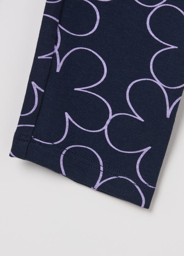 Ovs Leggings In Cotone Stretch Con Stampa