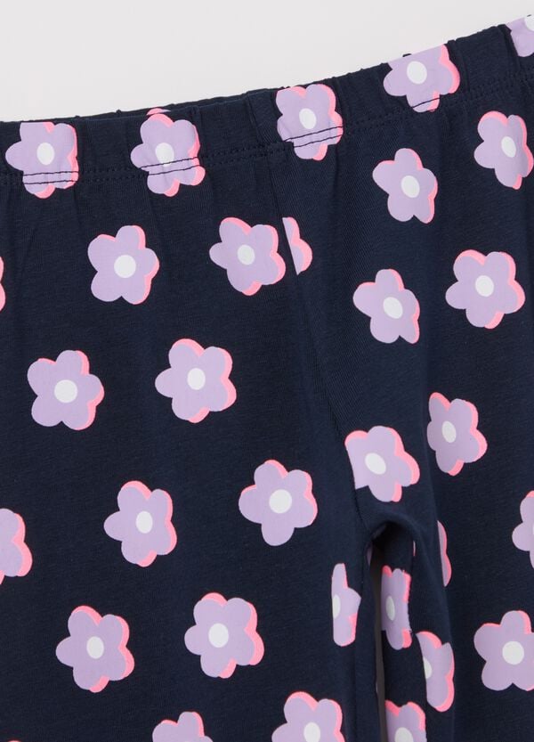 Ovs Leggings In Cotone Stretch Con Stampa