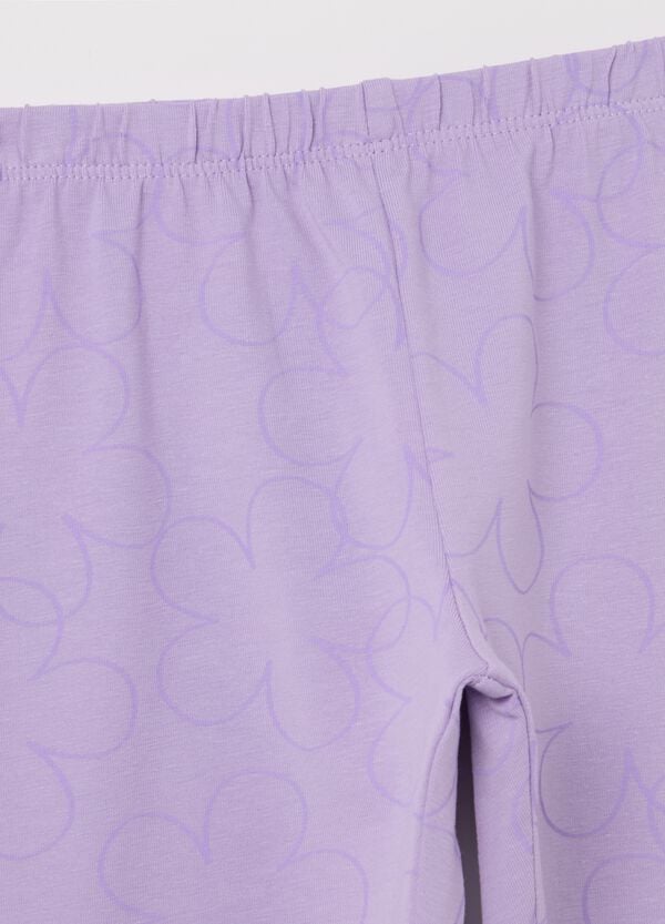 Ovs Leggings In Cotone Stretch Con Stampa
