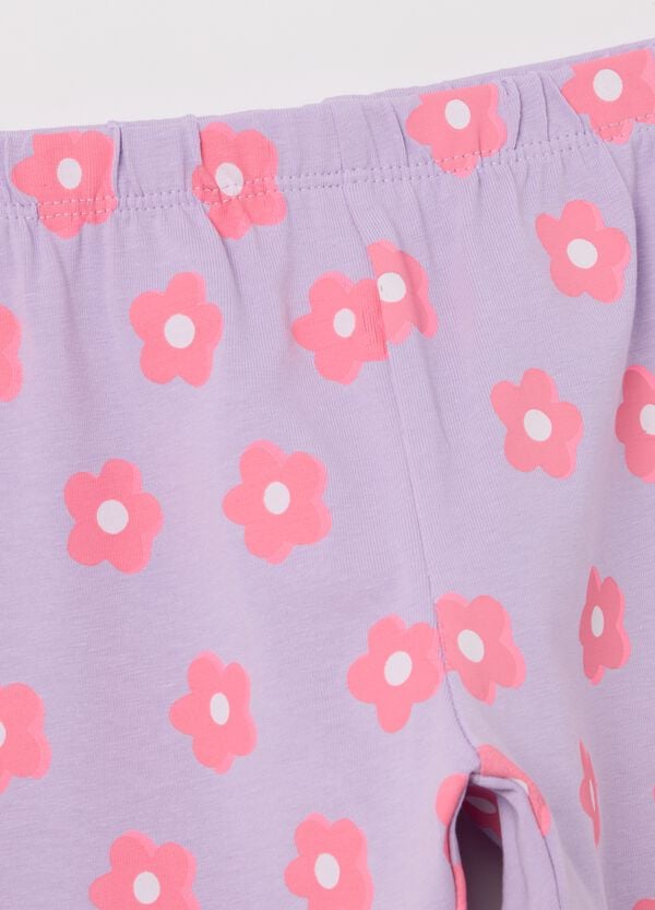 Ovs Leggings In Cotone Stretch Con Stampa