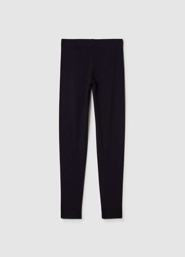 Ovs Leggings In Cotone Stretch Con Stampa