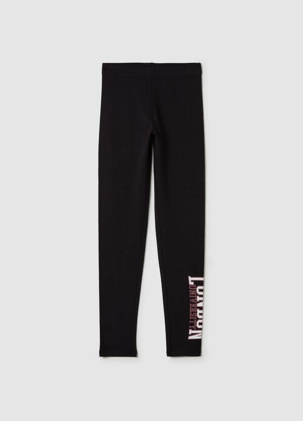 Ovs Leggings in cotone stretch con stampa