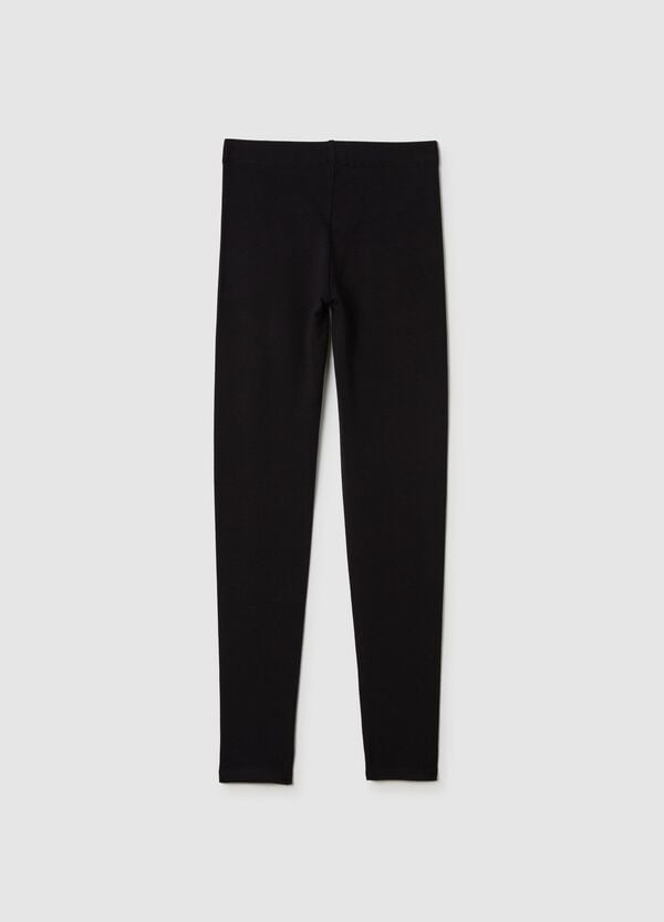 Ovs Leggings In Cotone Stretch Con Stampa