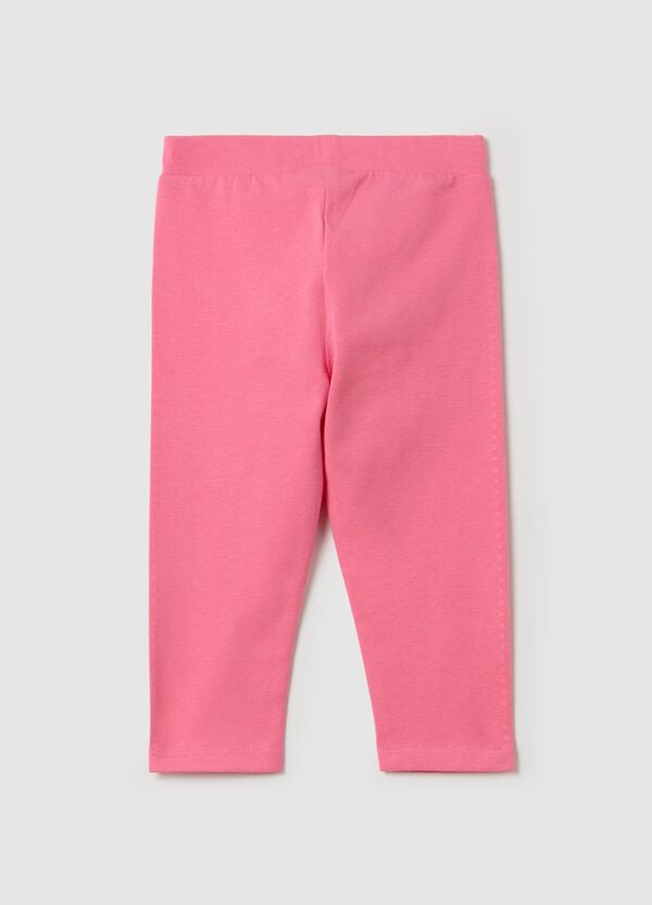 Ovs Leggings In Cotone Stretch Con Strass