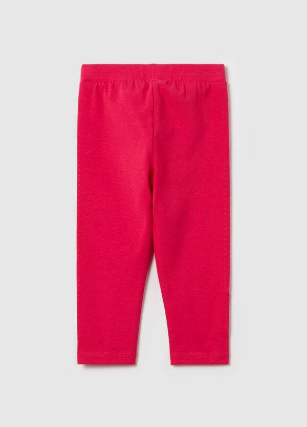 Ovs Leggings In Cotone Stretch Con Strass