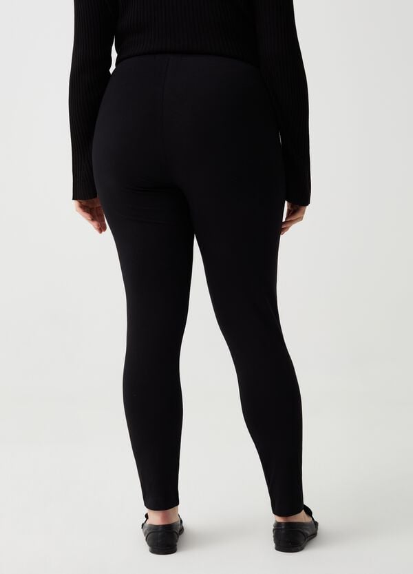 Ovs Leggings In Cotone Stretch Curvy