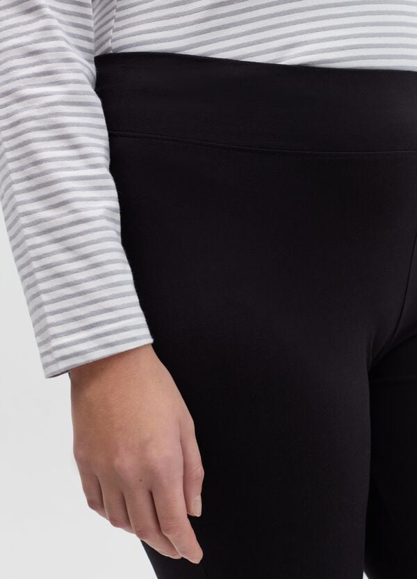 Ovs Leggings In Cotone Stretch Curvy