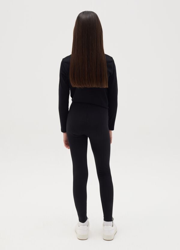 Ovs Leggings Stretch Tinta Unita