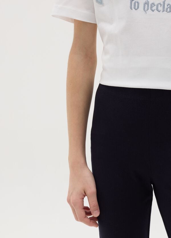 Ovs Leggings Stretch Tinta Unita