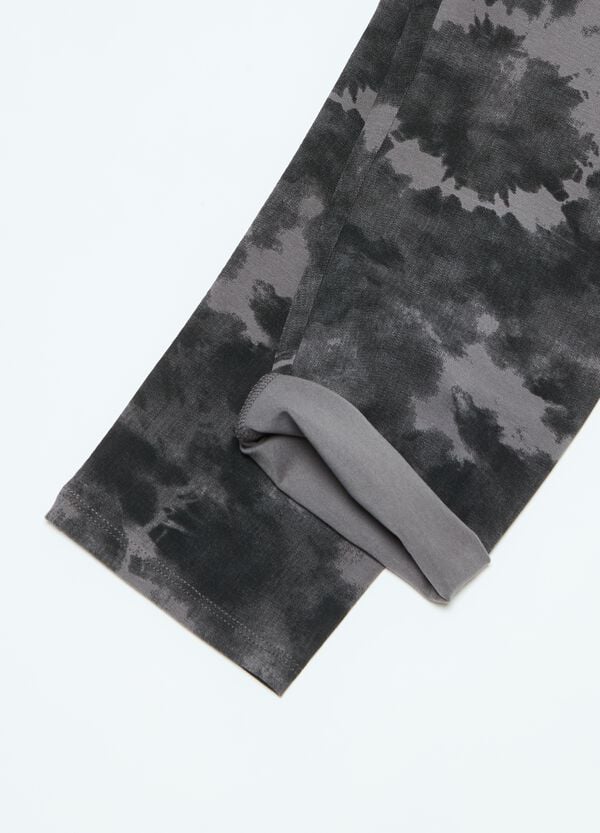 Ovs Leggings Tie Dye A Tre Quarti