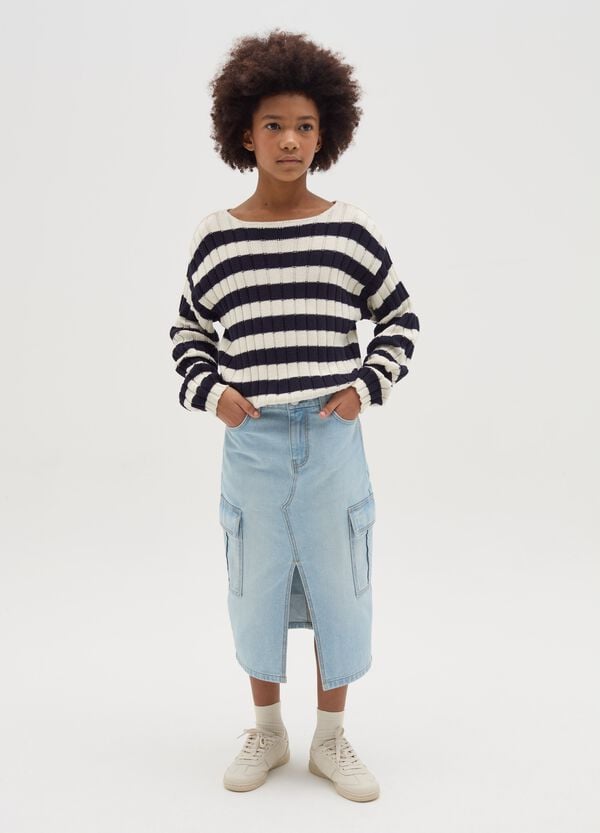 Ovs Longuette cargo in denim