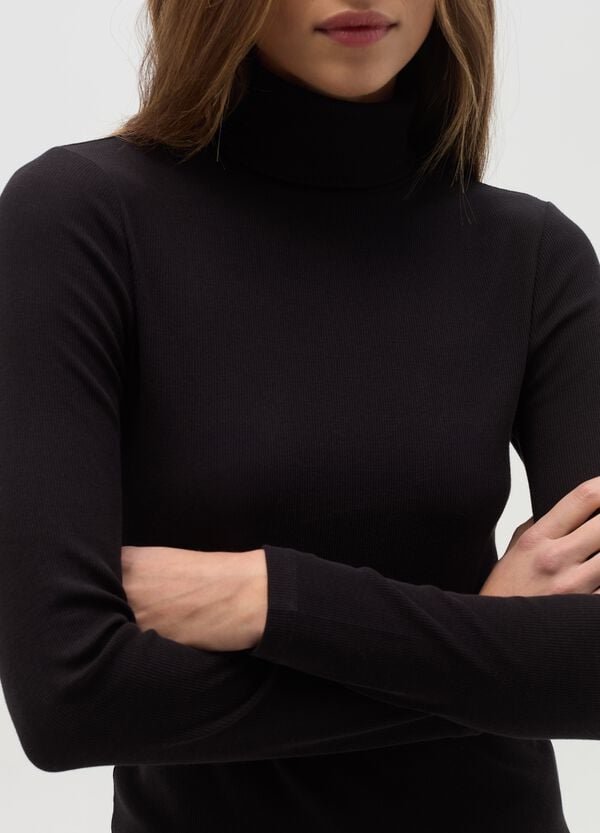 Ovs Lupetto In Cotone E Modal Stretch A Costine